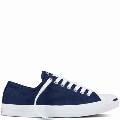 Converse Jack Purcell Ltt Core Canvas Low Tops Womens - Navy/White Shoes (232ASNYR)